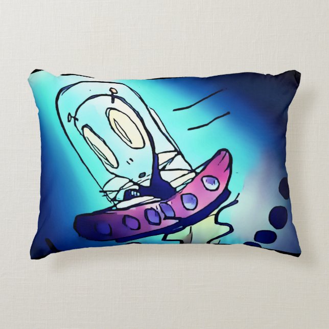 Alien Artwork Pillow Dekokissen (Vorderseite)