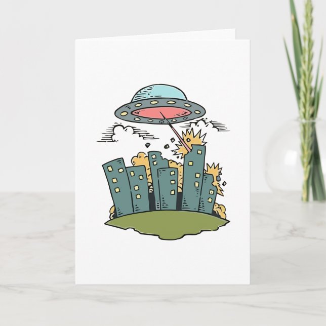 Alien Attack Karte (Vorderseite)