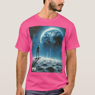 Alien auf einen unbekannten Planeten T-Shirt