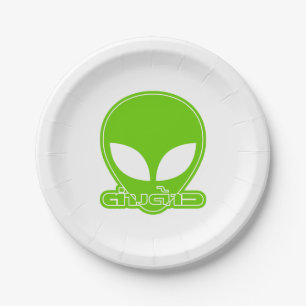 Alien [Ausländer] Tang Dao , Thai-Sprachschrift Pappteller