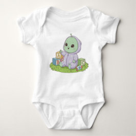 Alien Baby Bodysuit Baby Strampler