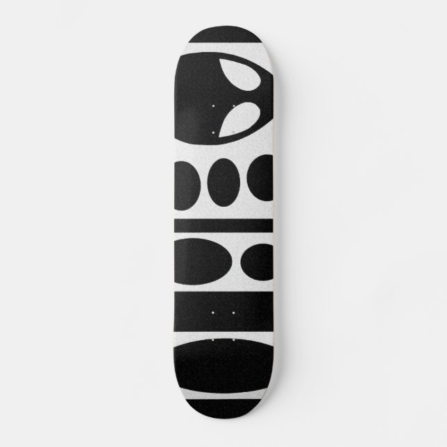 alien BARCODE! Skateboard (Vorderseite)