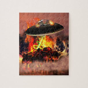 Alien BB-q Puzzlespiel