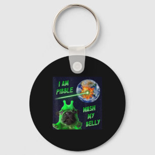 Alien Bble Lustiger Brainrot Hund Meme Raum Ich Bi Schlüsselanhänger