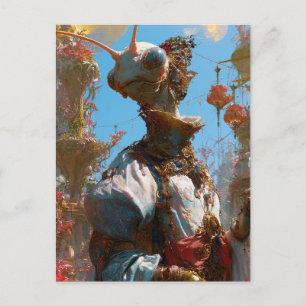 Alien Beauty - Cresharr Postkarte