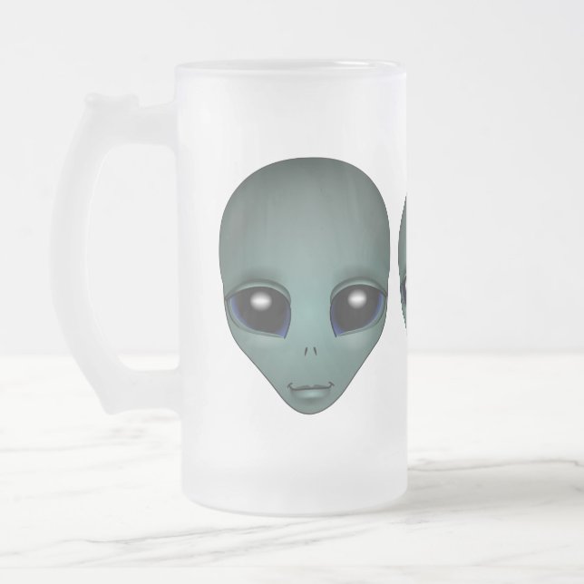 Alien Beer Mug Extraterrestrial Coupe Alien Verre (Gauche)
