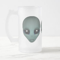 Alien Beer Tasse Extraterrestrische Cup-Alien Glas