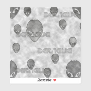 Alien Believe Aufkleber