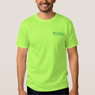 Alien Besticktes T-Shirt