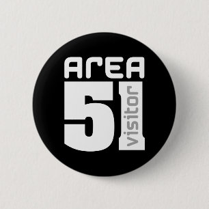 Alien-Besucher des Bereichs-51 Button
