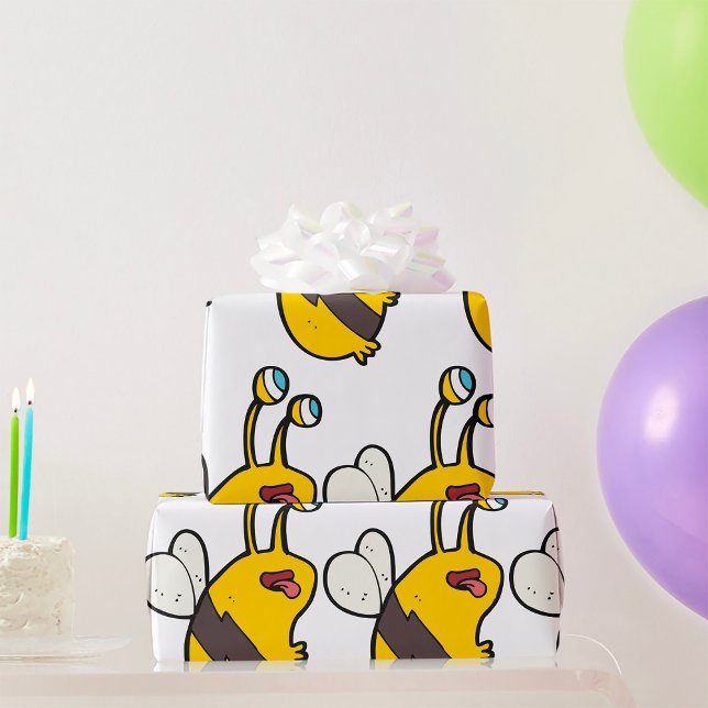 Alien-Biene Geschenkpapier (Von Creator hochgeladen)