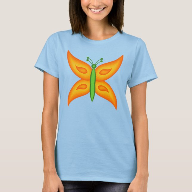 Alien Butterfly Basic T - Shirt (Vorderseite)