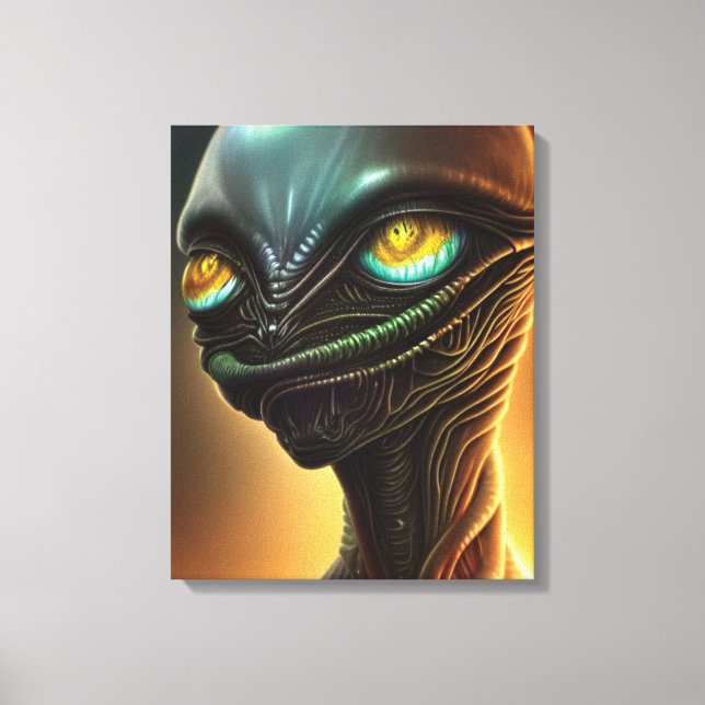 Alien Canvas Print Leinwanddruck (Vorderseite)