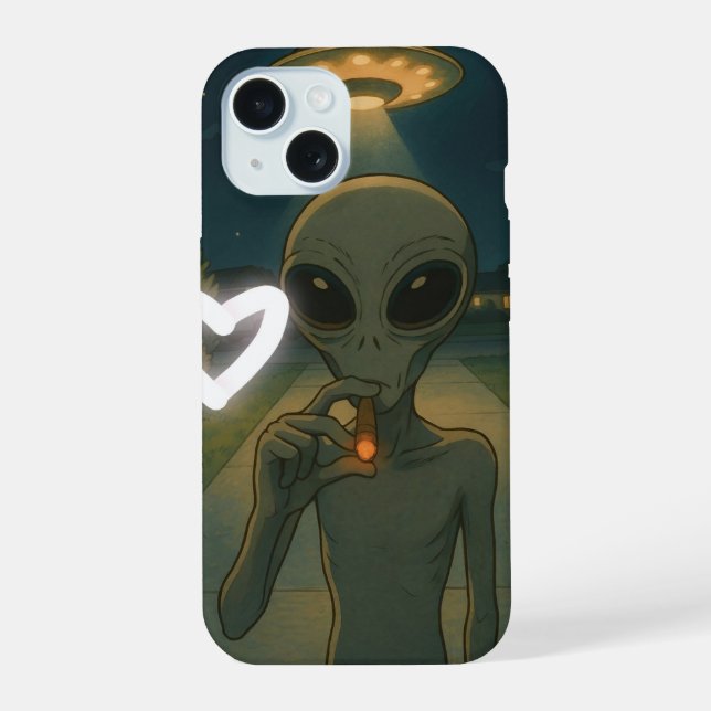 Alien Case-Mate iPhone Case iPhone 15 Hülle (Rückseite)