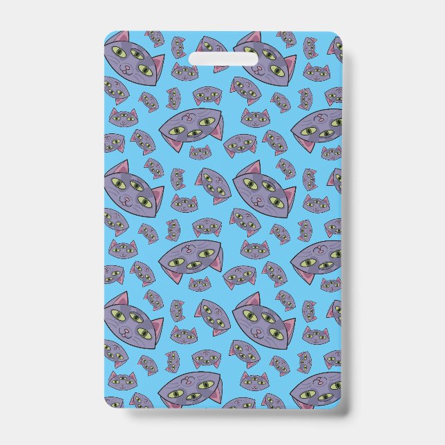 Alien Cat Pattern Ausweis (Vorderseite)
