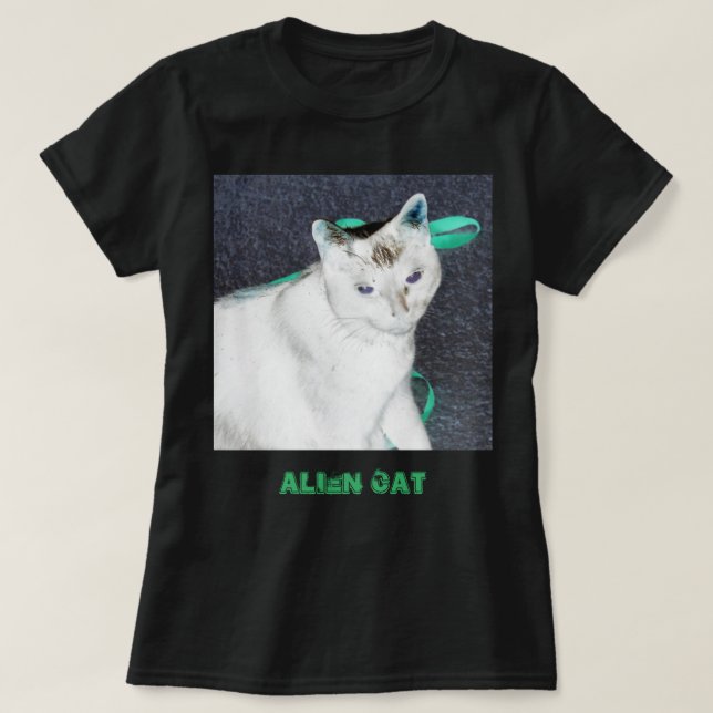 Alien Cat T-Shirt (Design vorne)