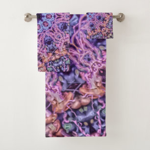 Alien complexe pourpre Kaleidoscopic Mandala