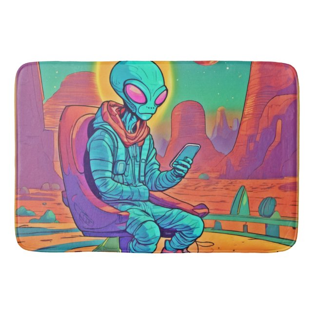 Alien Coolness entfesselt Badematte (Vorderseite)