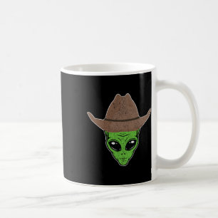 Alien Cowboy Hat lustiges Halloween-Geschenk für W Kaffeetasse