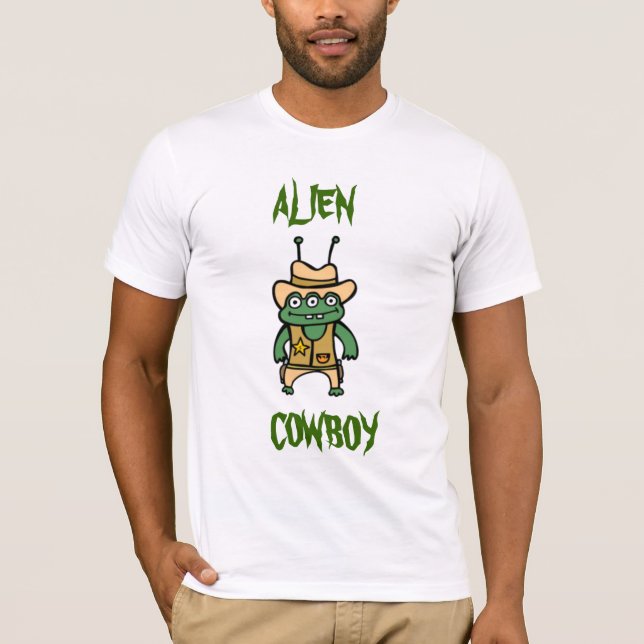Alien Cowboy T-Shirt (Vorderseite)