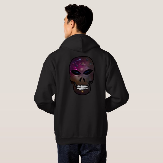 Alien Crâne Hommes Imaginaire Créature Sweat - shi (Dos entier)