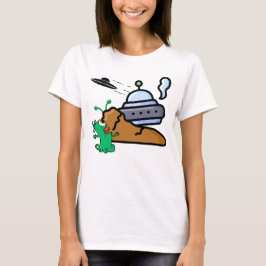 Alien Crash Landing Retro.w T-Shirt