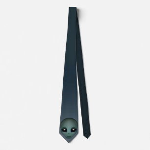 Alien Cravates Cadeaux Gris Alien cravate Alien Ar