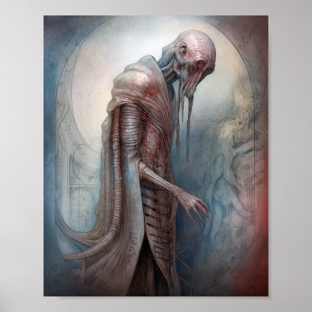 Alien Creature Science Fiction Poster (Vorne)