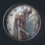 Alien Creature Science Fiction Uhr<br><div class="desc">Fantasy Art Produkte von The Lunarium.</div>