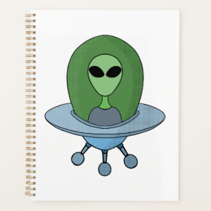Alien dans son petit vaisseau spatial