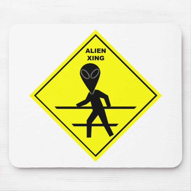 Alien, das Mousepad kreuzt (Vorne)