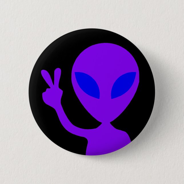 Alien der Friedenssicherung Button (Vorderseite)