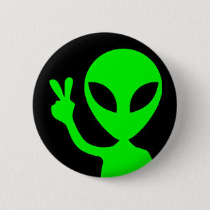 Alien der Friedenssicherung Button