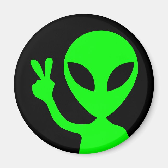 Alien der Friedenssicherung Magnet (Vorne)