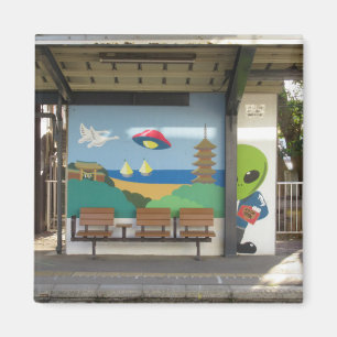 Alien der Raumfahrt in Hakui: Ishikawa, Japan Magnet
