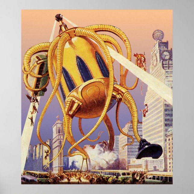 Alien der Vintagen Science Fiction Poster (Vorne)