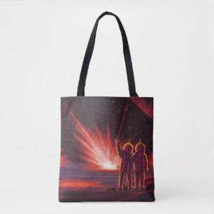 Alien der Vintagen Science Fiction Roter Planet Ex Tasche