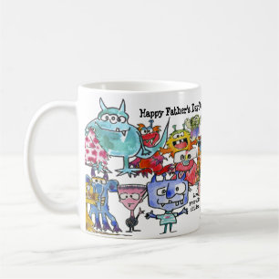 Alien des Vaters Tasse der Kinder