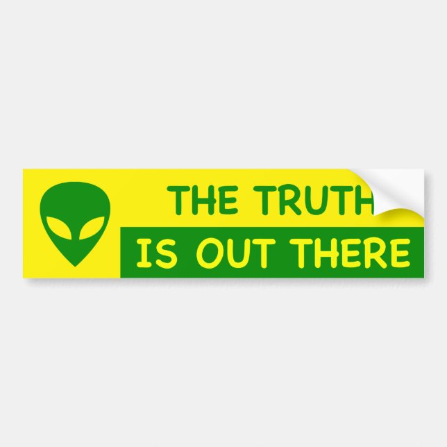 ALIEN die Wahrheit ist dort draussen Autoaufkleber (Vorne)