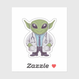 Alien Doctor Aufkleber