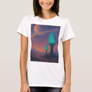 Alien Dreamscape Glow - Shirt für kosmische Erkund