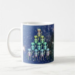 Alien-Dreieck Kaffeetasse