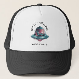Alien drôle en Casquette UFO
