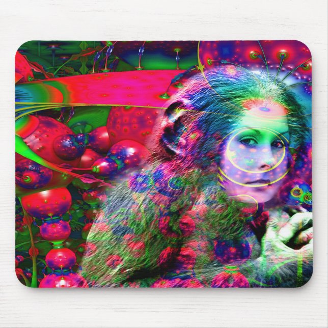 Alien-Dschungel Mousepad (Vorne)