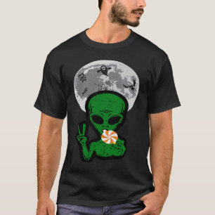 Alien Eating Candy Costume Halloween-Party Geschen T-Shirt