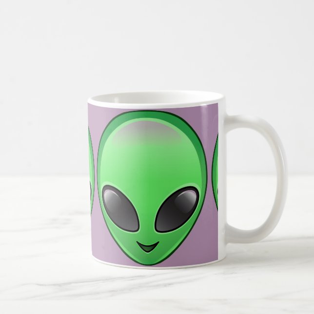Alien Eemoji Kaffeetasse (Rechts)