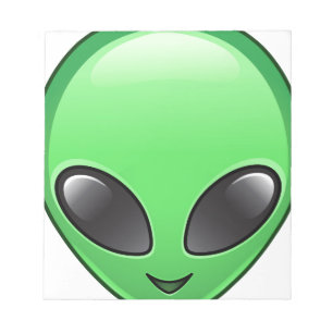 Alien Eemoji Notizblock
