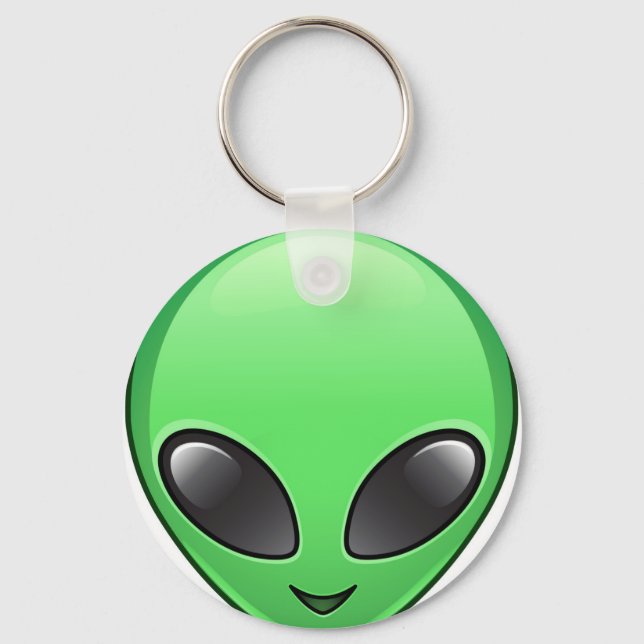 Alien Eemoji Schlüsselanhänger (Vorderseite)