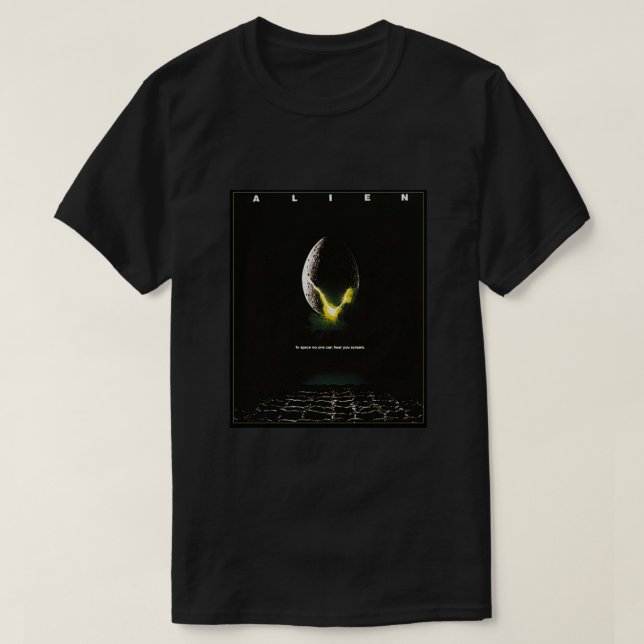 Alien. Egg, Film, Film, Poster. Poster T-Shirt (Design vorne)