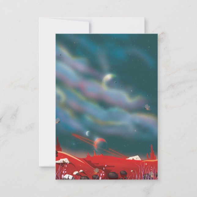 Alien Einladung (Vorderseite)